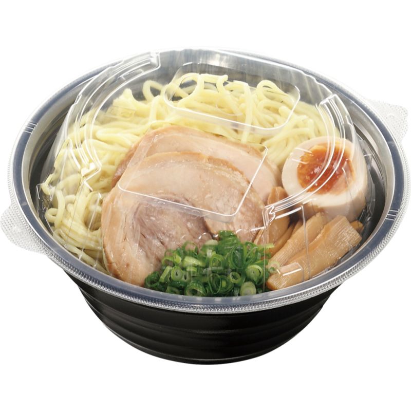 麺容器 MFPホット麺18(71)N 黒W エフピコ