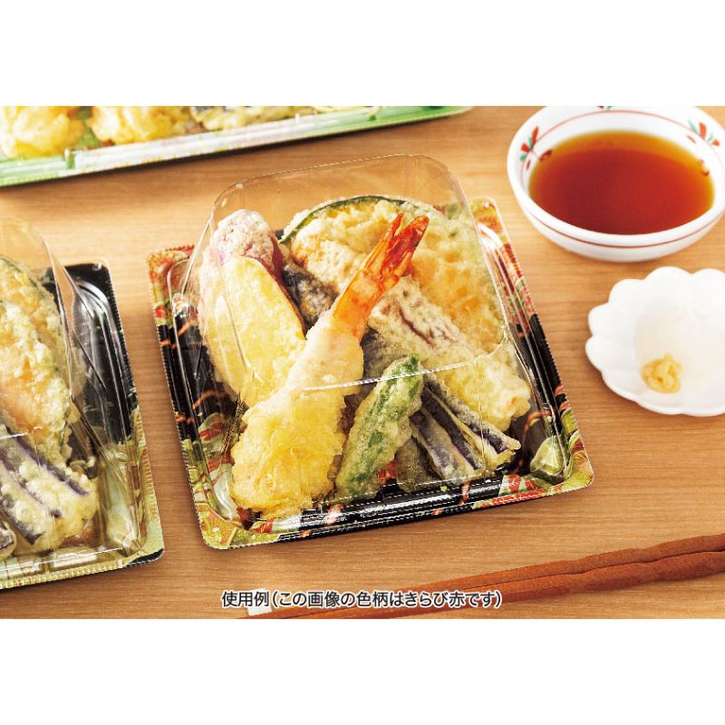 惣菜容器 バイオデリカ 優枠 揚 15-17B K-千代緑 リスパック
