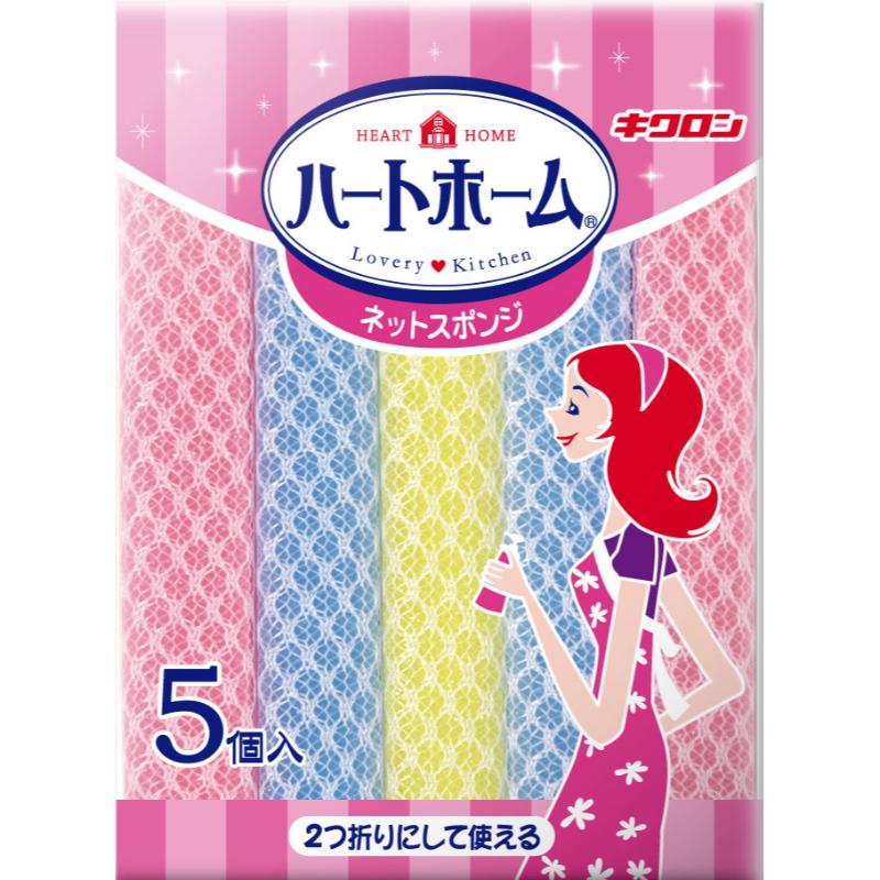 衛生資材 Hホーム ネットスポンジ5P キクロン