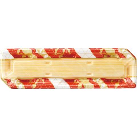 寿司容器 しおり1-8あさぎ赤 エフピコ