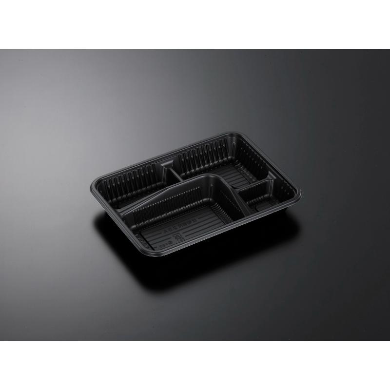 弁当容器 CT仕切折R 2.5A BK 身 中央化学