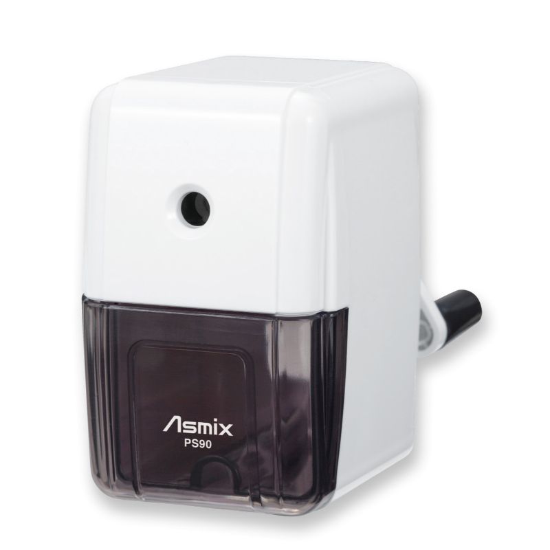 筆記具 らくらくあんしんけずりきミニ ホワイト PS90W アスカ