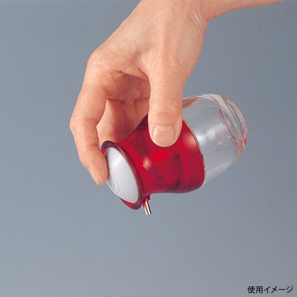 調味料入れ 押し加減 醤油差し クリアレッド 台和