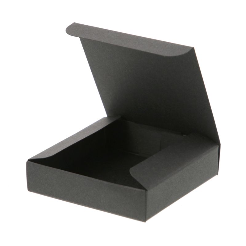 プチBOX 75×75 ブラック HEIKO(シモジマ)