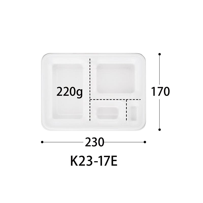 弁当容器 街弁 K23-17E 身 中央化学