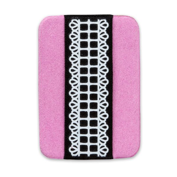 名札 スマホの落下防止バンド ピンク アスウィル