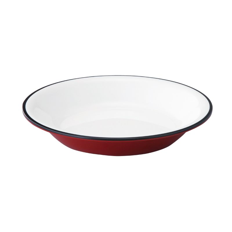 食器 Torico 23cm 深皿 クリムゾンレッド 台和
