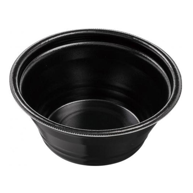 麺容器 DLV麺丼16(68)MFP 黒W エフピコ