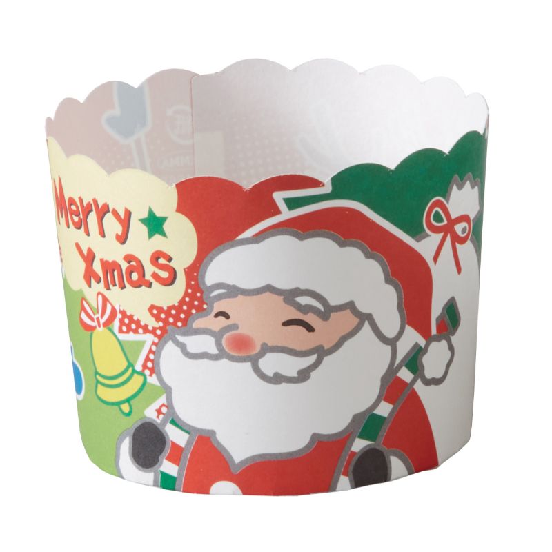 ケーキカップ XM665 ケーキカップ(コミックサンタ) 天満紙器