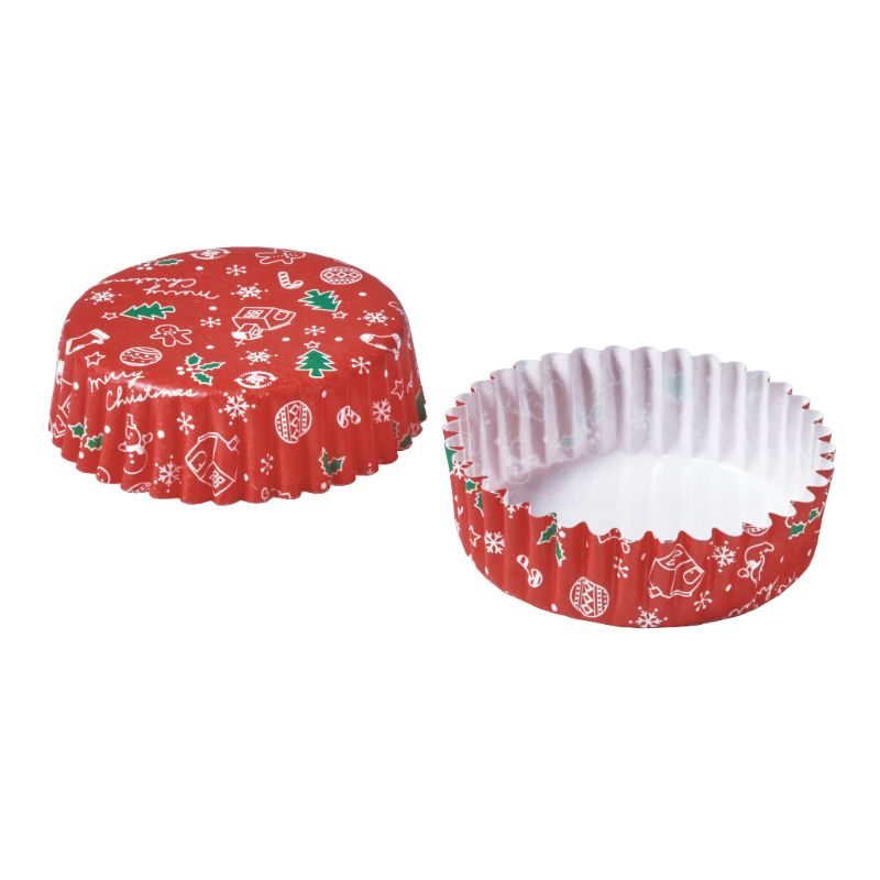 ケーキカップ XP791 ペットカップ(スイートレッド) 天満紙器