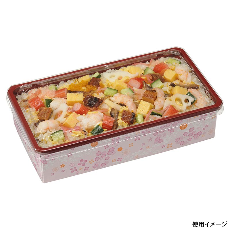 どんぶり容器 紙折FIT-302 花桃(48) エフピコチューパ