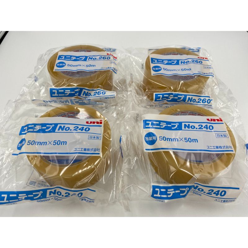 OPPテープ ユニテープNo.240 50mm×50m 透明 65μ ユニ工業