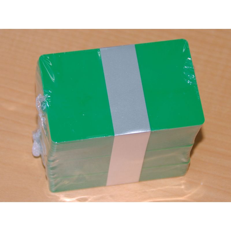 陳列備品 カラー無地IDカード(緑) 0.76mm 100枚入 C45-Gr Evolis