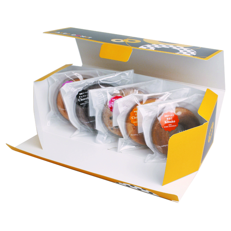 ギフト箱 焼ドーナツBOX 5 ヤマニパッケージ
