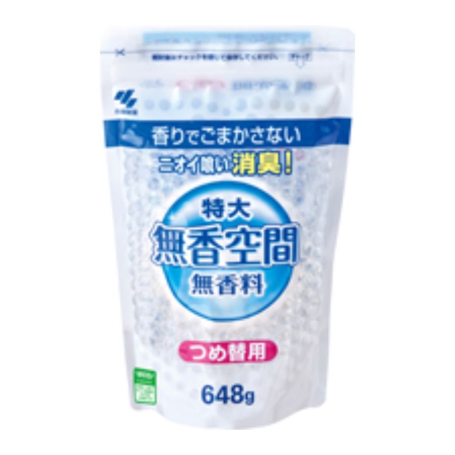 消臭剤 無香空間特大詰替用 648g 小林製薬