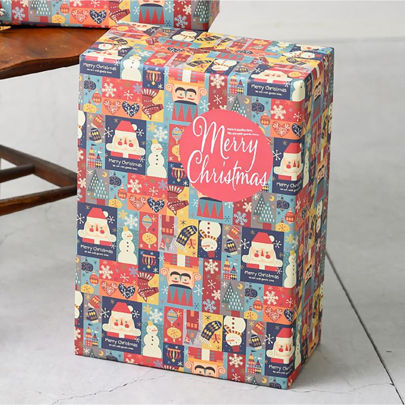 ギフト資材 XP-5S クリスマスギフトシール丸型-5/レッド(30枚) ヘッズ