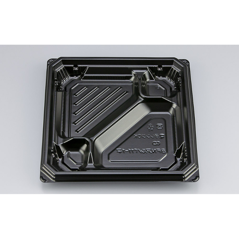 弁当容器 BFNアルバ11-1平 黒 本体 シーピー化成