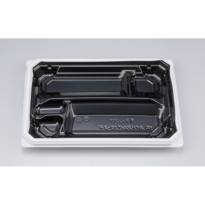 弁当容器 BFNアルバ10-2平 BW 本体 シーピー化成