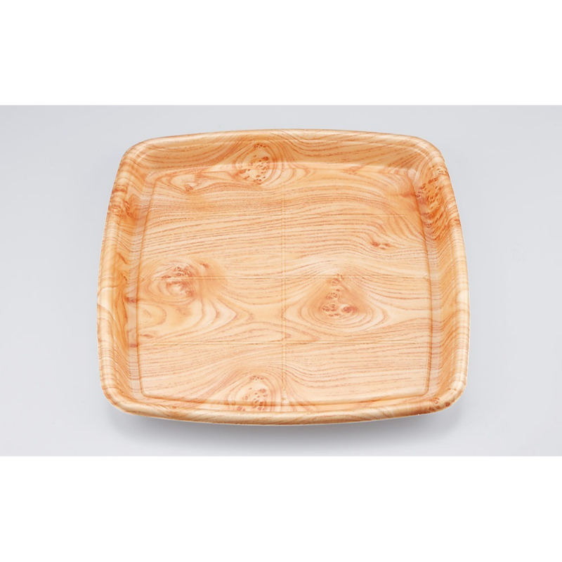 寿司桶 SF角浅桶3 にれ 本体 シーピー化成