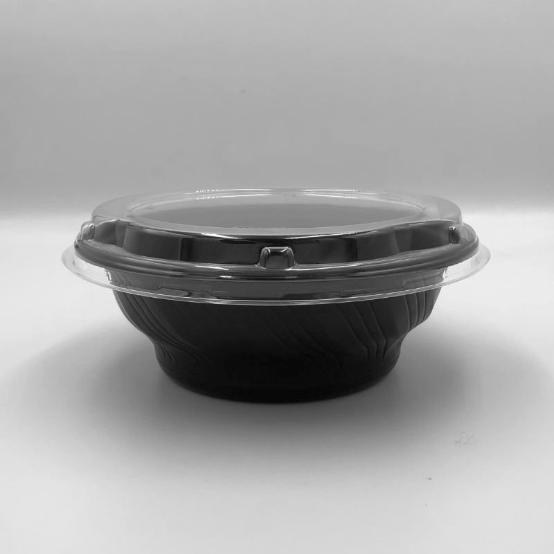 どんぶり容器 SD咲き丼 M17 BK 本体 蓋 セット 中央化学