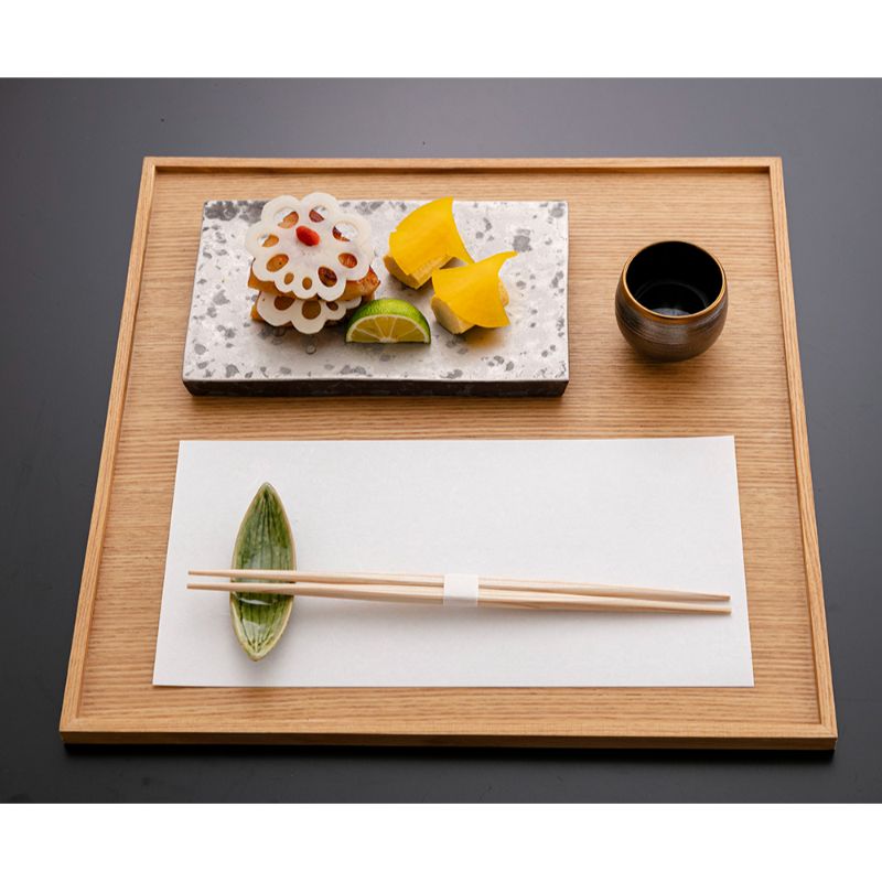 テーブルマット ミニおてもとまっと 華かすみ 無地 (100枚入) アーテック