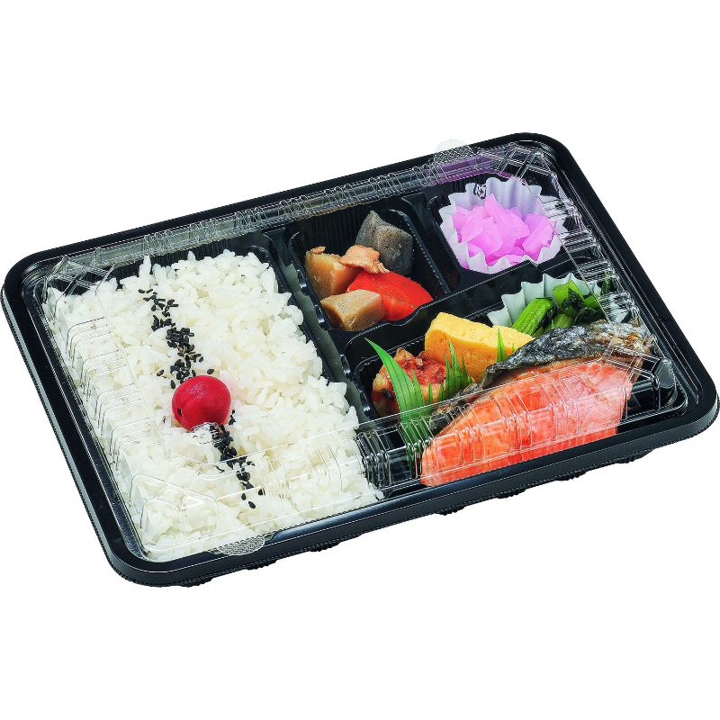 弁当容器 CY-1-1 黒 本体(L) エフピコチューパ