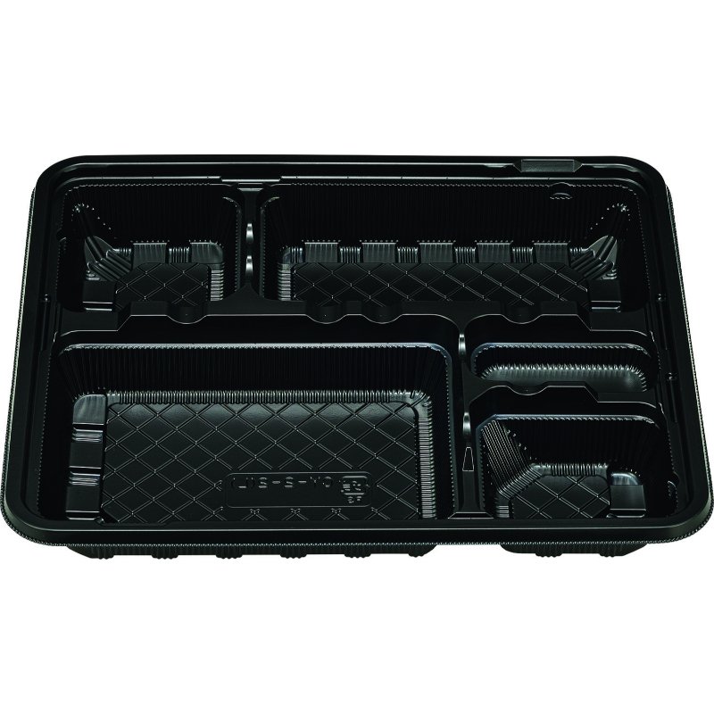 弁当容器 CY-2-2 黒 本体(L) エフピコチューパ