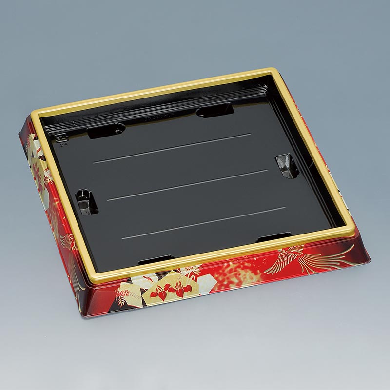 寿司桶 新角桶20H(S)鳳凰赤 福助工業