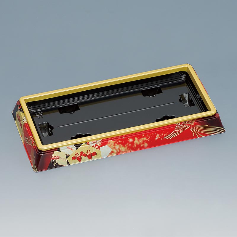 寿司桶 新角桶120H(S)鳳凰赤 福助工業