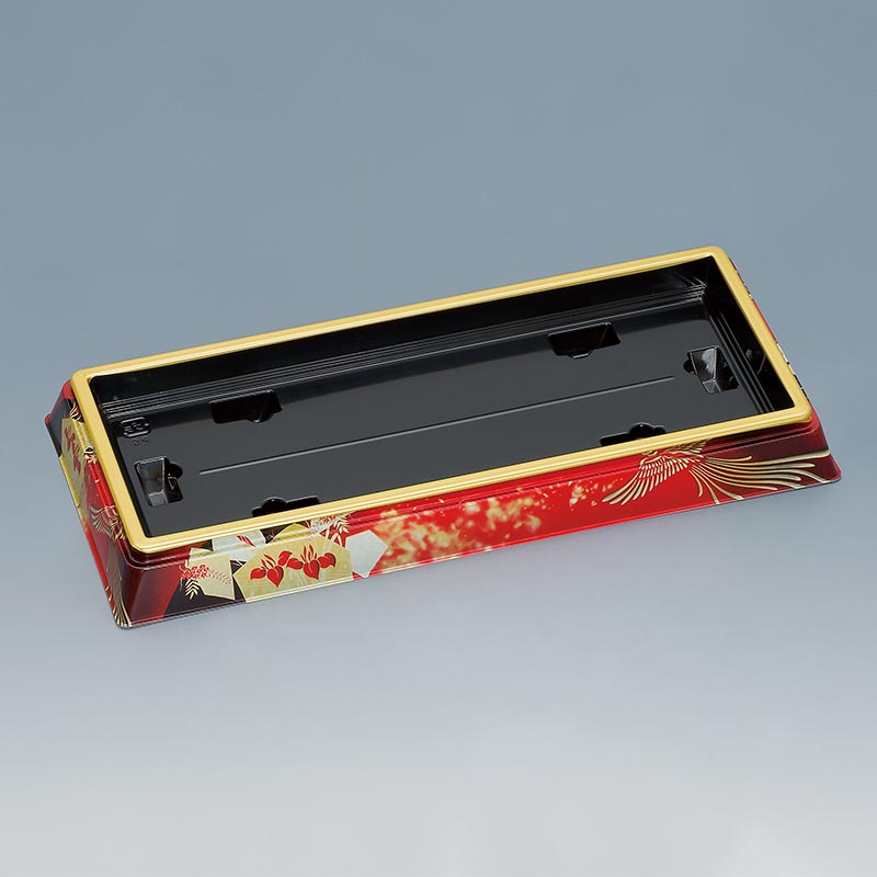 寿司桶 新角桶210H(S)鳳凰赤 福助工業