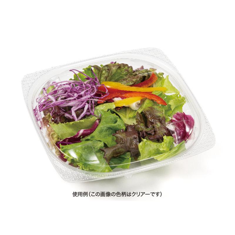 サラダ容器 バイオ ハクリア 16-37B 黒 リスパック