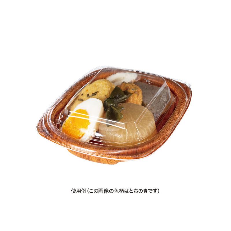 軽食容器 ホット こんもり 16-13B あさいと赤黄 リスパック