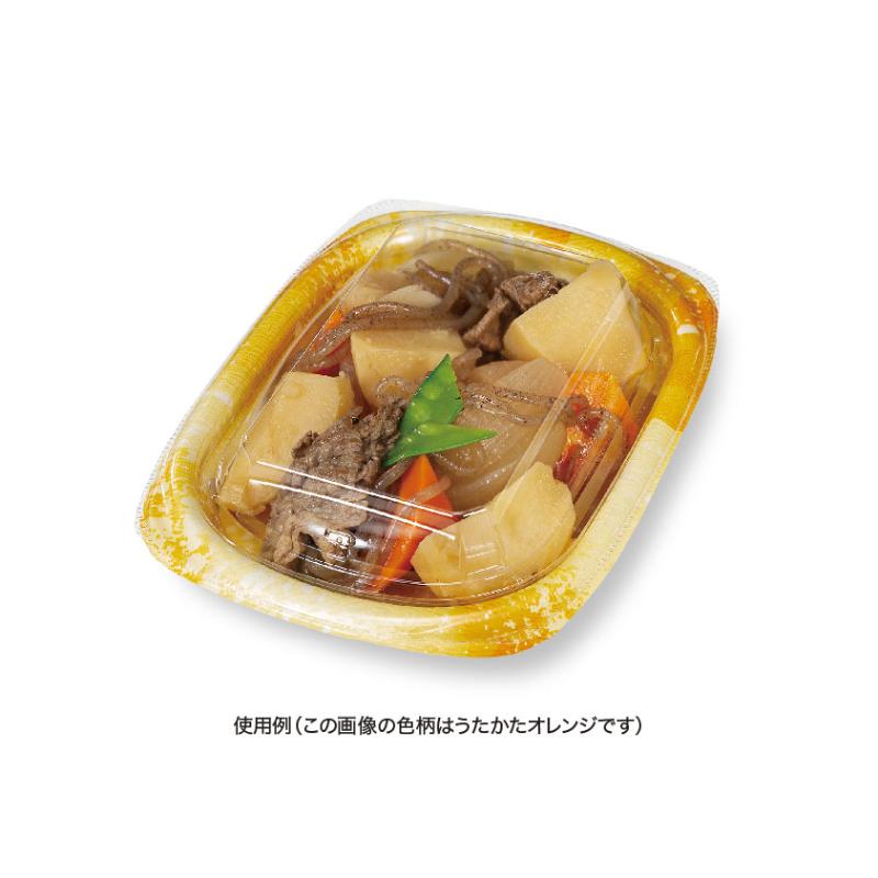 軽食容器 ホット こんもり 18-13B あさいと赤黄 リスパック