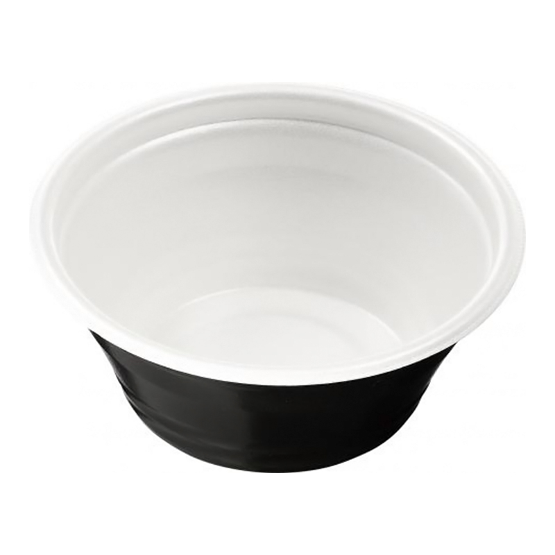 麺容器 DLV麺丼16(68)MFP 白黒 エフピコ