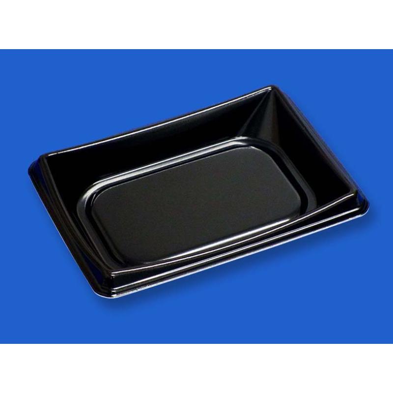 軽食容器 D’sプラスD23-16 黒 デンカポリマー