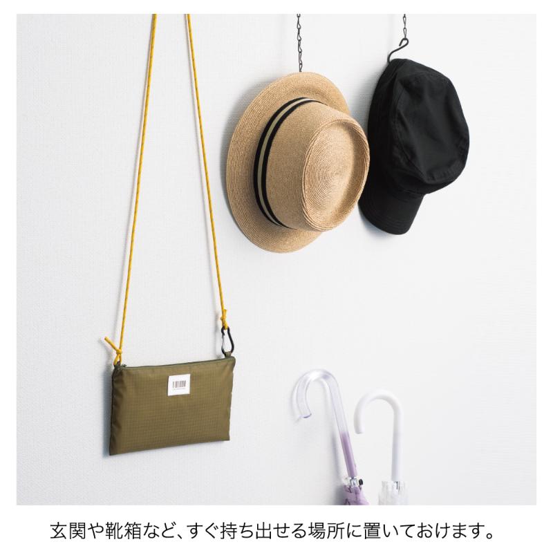 【防災】避難セット 防災サコッシュ カーキ ヒサゴ