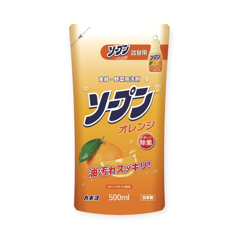食器用洗剤 ソープオレンジ 詰替 カネヨ石鹸