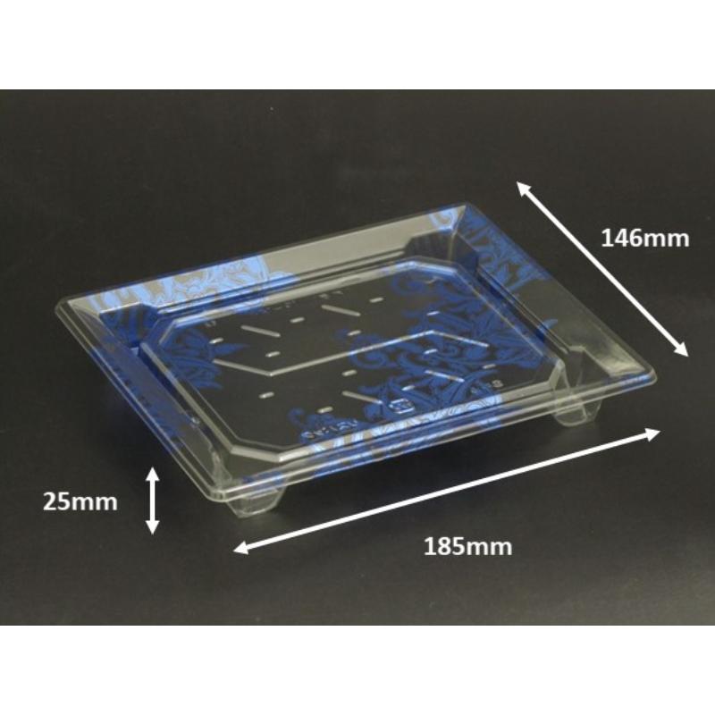 寿司容器 バイオPET ふれあい 19-15 B はまい青 リスパック