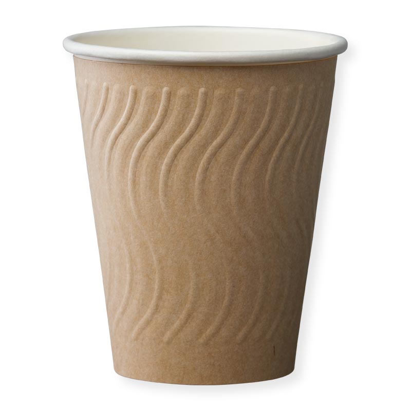 紙コップ KMN-240 ナチュラル 260ml ケーピープラテック