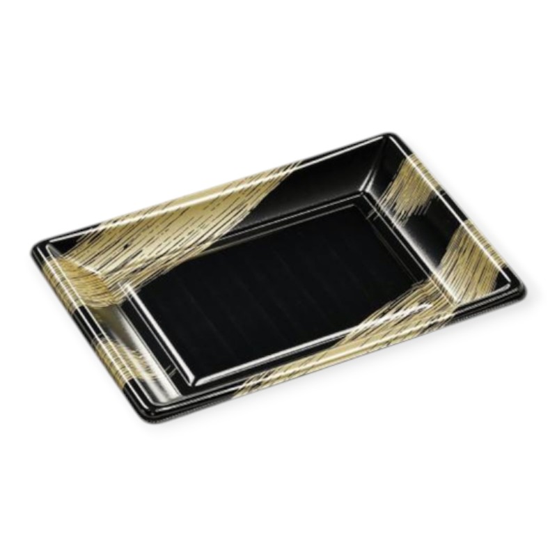 刺身容器 BD-270(V)本体 エコ黒ふで金 お刺身 エフピコ