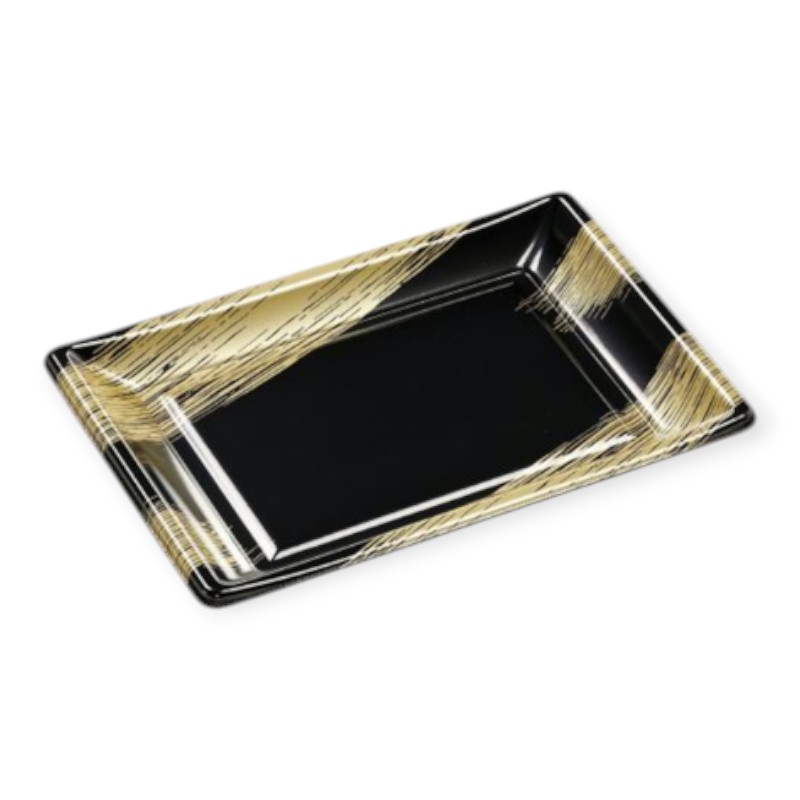 刺身容器 BD-300(V)本体 エコ黒ふで金 お刺身 エフピコ