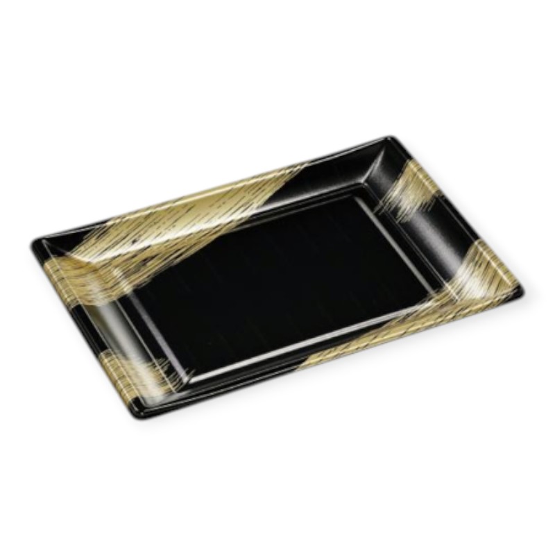 刺身容器 BD-390 本体 エコ黒ふで金 お刺身 エフピコ