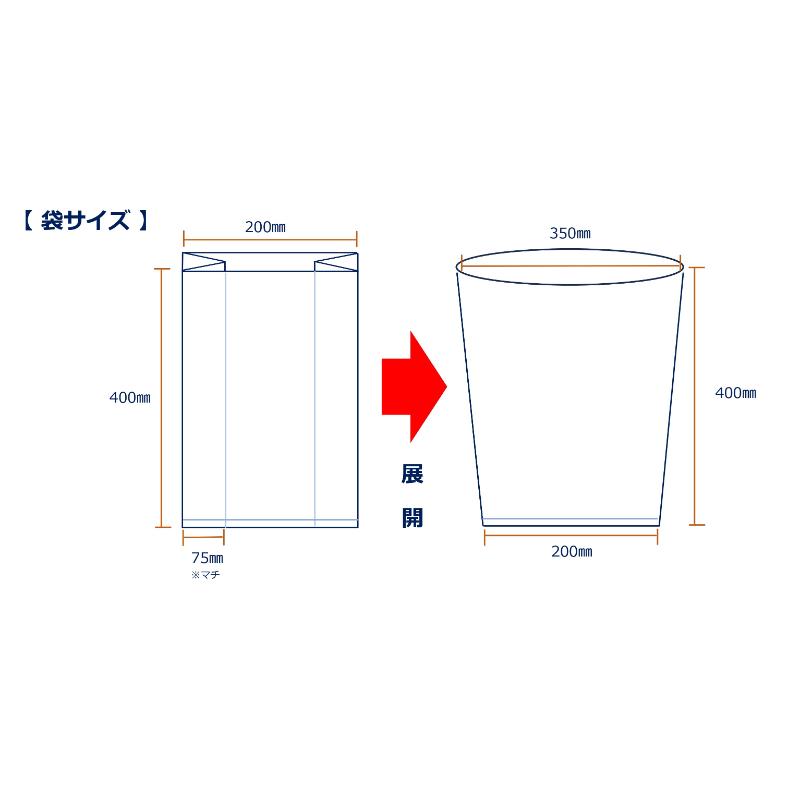 LDゴミ袋 Shu-Lock 水色フラワー 50枚入ロールタイプ 中本アドバンストフィルム