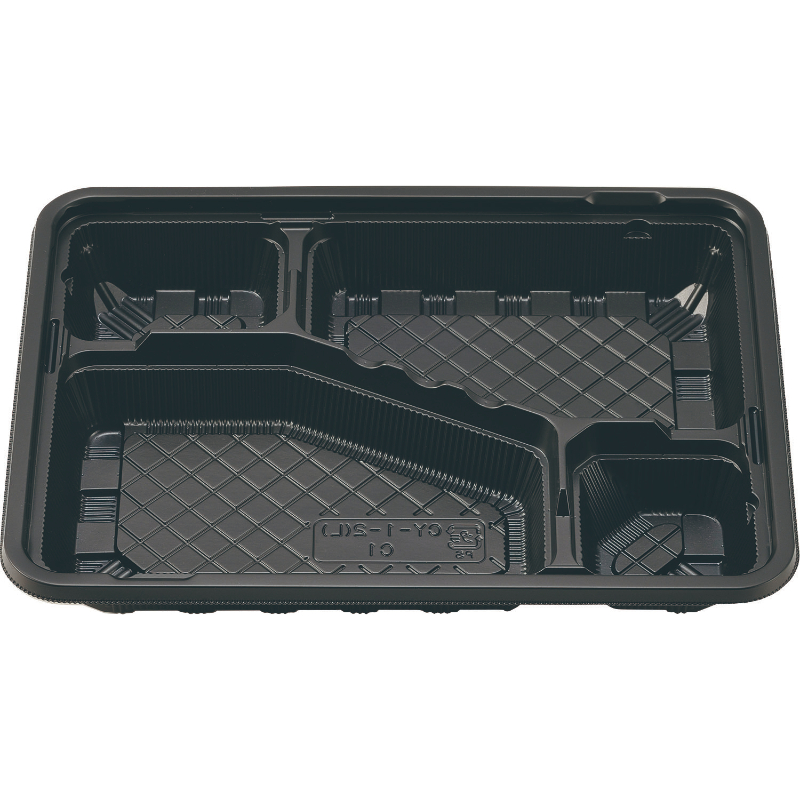 弁当容器 CY-1-2 黒 本体(L) エフピコチューパ