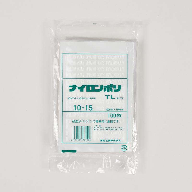 福助工業 ナイロンポリ TLタイプ規格袋 15-30 （200枚） 袋と