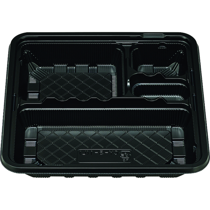 弁当容器 CY-5-1 黒 本体(L) エフピコチューパ