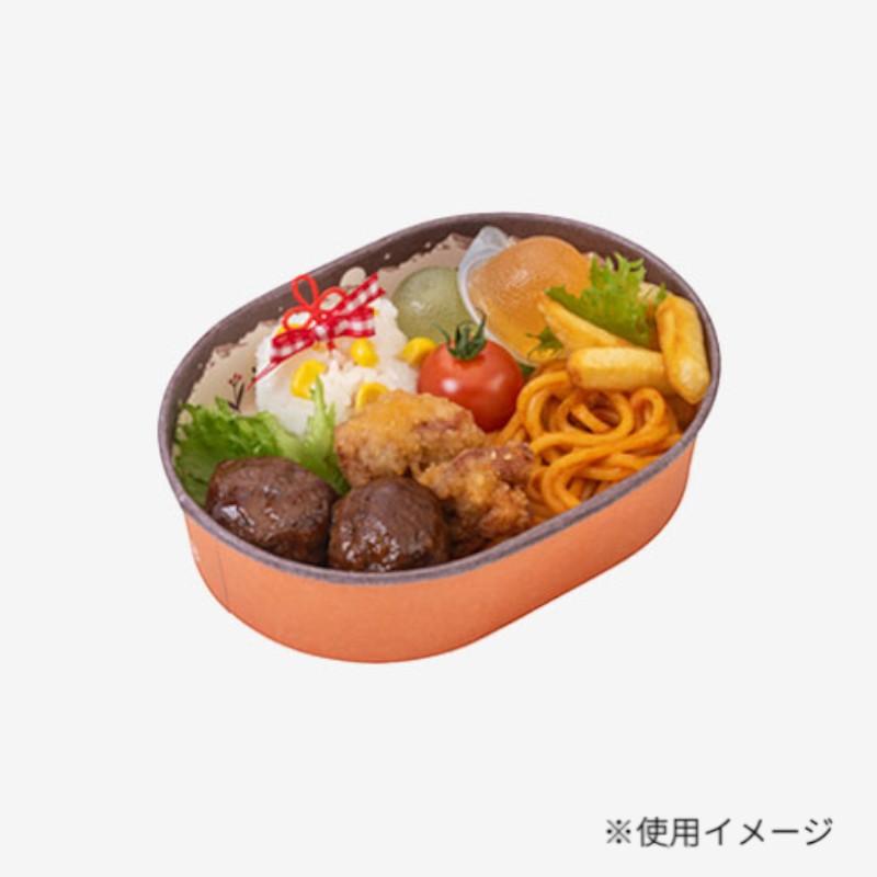 テイクアウト容器 紙コップ楕円型 山 BR/OR 東洋アルミエコープロダクツ