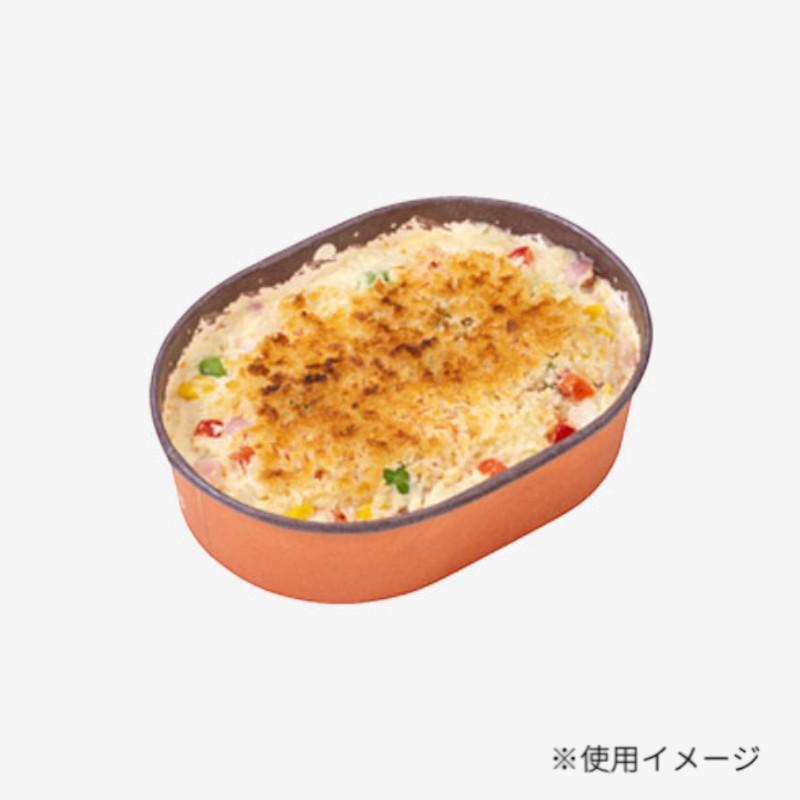 テイクアウト容器 紙コップ楕円型 山 BR/OR 東洋アルミエコープロダクツ