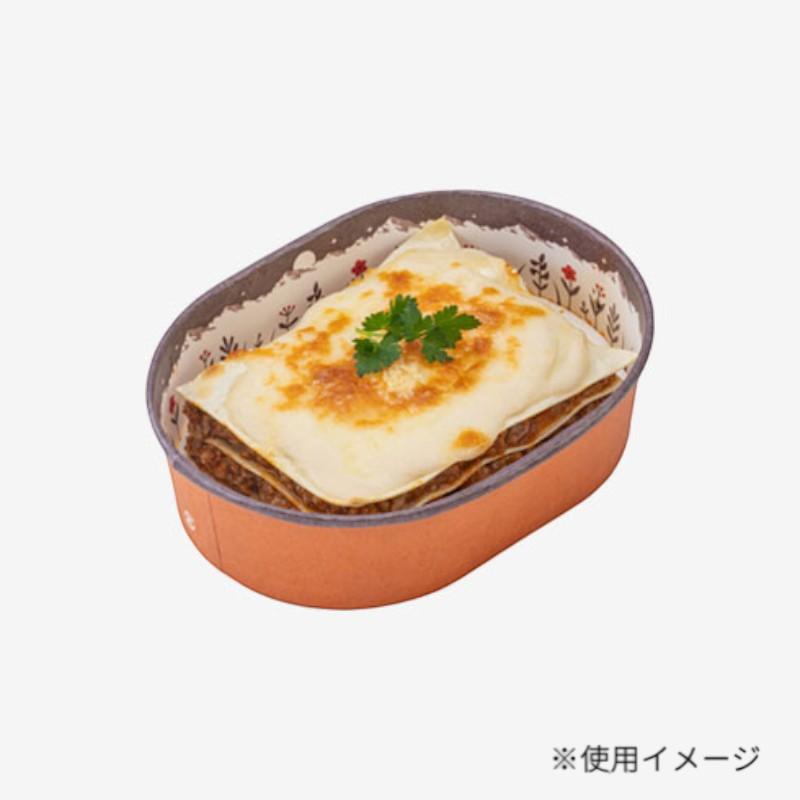 テイクアウト容器 紙コップ楕円型 山 BR/OR 東洋アルミエコープロダクツ