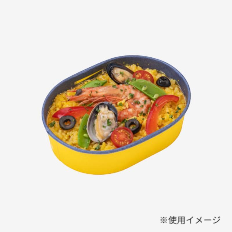 テイクアウト容器 紙コップ楕円型 海 NV/YE 東洋アルミエコープロダクツ